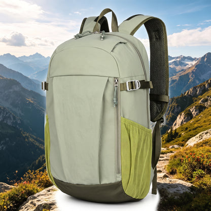 Lightweight Backpack with Adjustable Travel Design and Zippered Front - studio