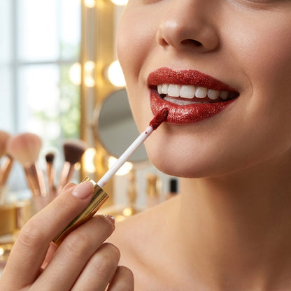Liquid Lipstick Glitter Sparkle Shine Shimmer Makeup - Image 11