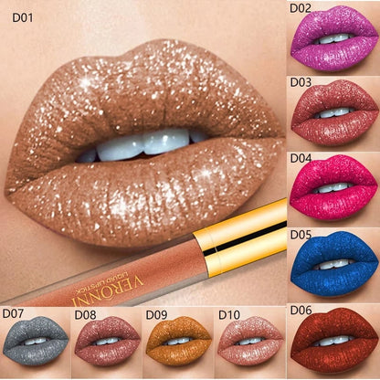 Liquid Lipstick Glitter Sparkle Shine Shimmer Makeup - Image 6