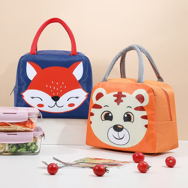 Lunch Bag Cooler Portable Insulated Cartoon Animal Design - Image 1