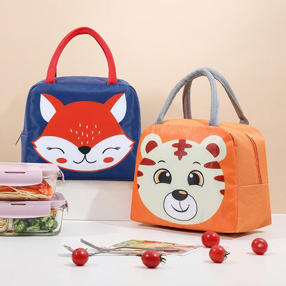Lunch Bag Cooler Portable Insulated Cartoon Animal Design - Image 1