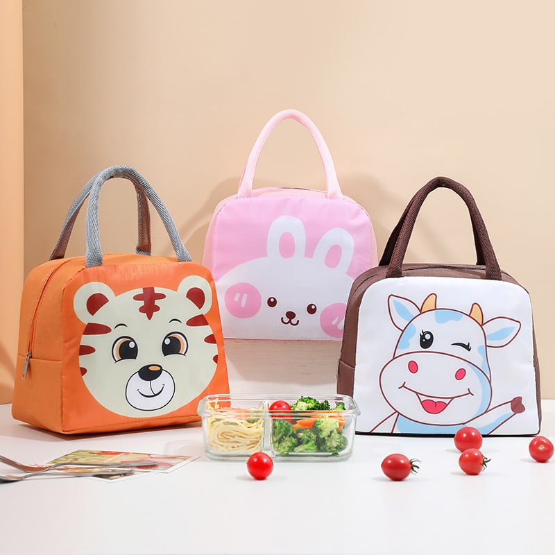 Lunch Bag Cooler Portable Insulated Cartoon Animal Design - Image 3