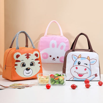 Lunch Bag Cooler Portable Insulated Cartoon Animal Design - Image 3