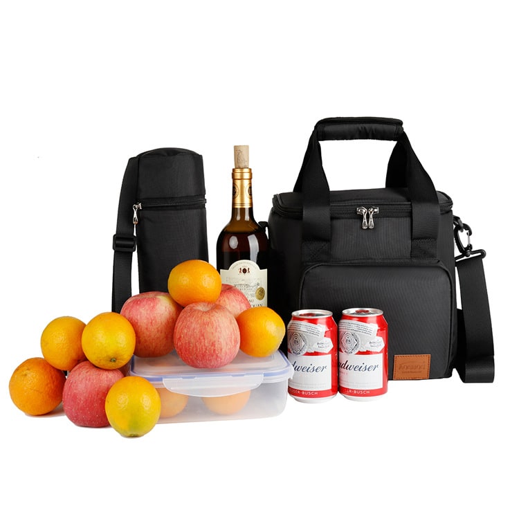 Lunch Bag for Work Cooler Insulated Black Shoulder Strap - Image 4