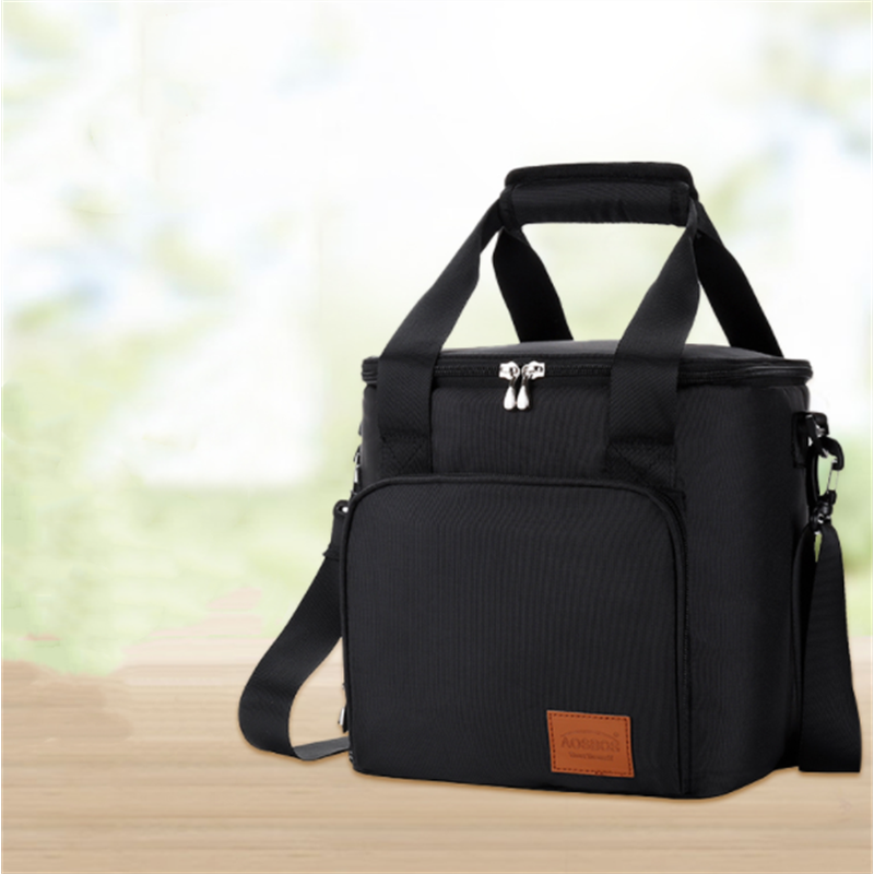Lunch Bag for Work Cooler Insulated Black Shoulder Strap - Image 5