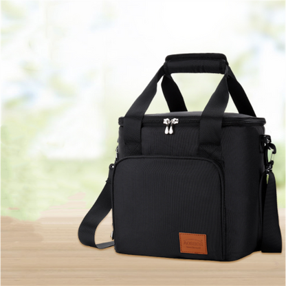 Lunch Bag for Work Cooler Insulated Black Shoulder Strap - Image 5