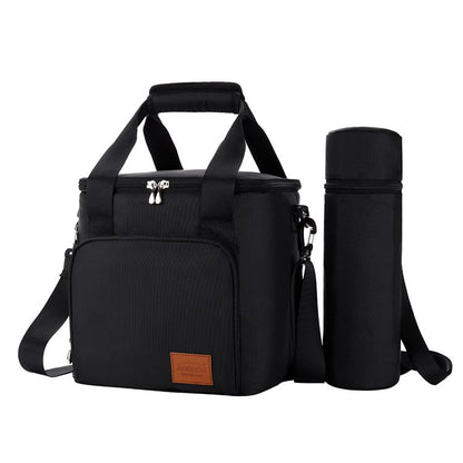 Lunch Bag for Work Cooler Insulated Black Shoulder Strap - Image 6