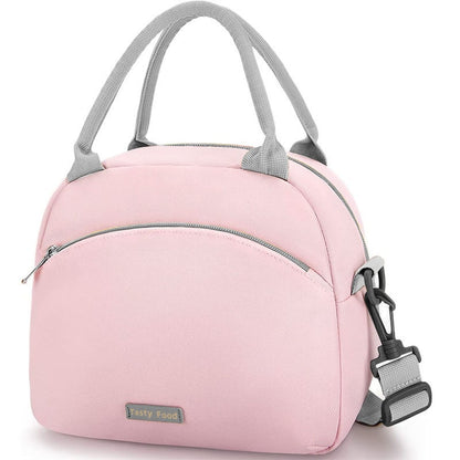 Lunch Bag School Insulated Portable Zippered Shoulder - Image 2