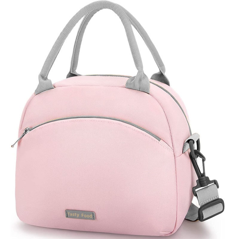 Lunch Bag School Insulated Portable Zippered Shoulder - Image 6