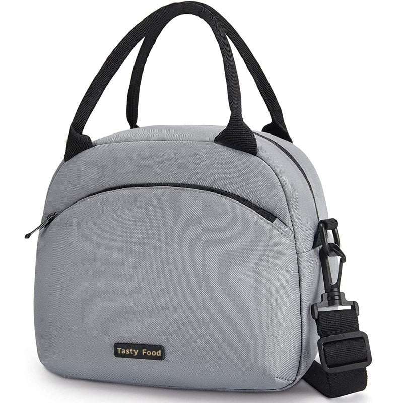 Lunch Bag School Insulated Portable Zippered Shoulder - Image 7