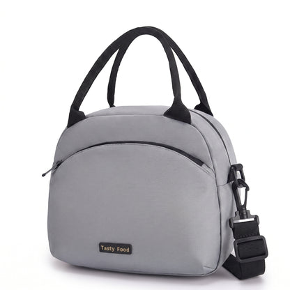 Lunch Bag School Insulated Portable Zippered Shoulder - studio
