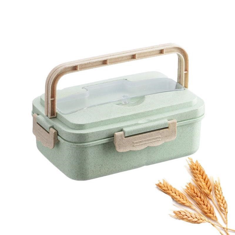 Lunch Box Bento Food Container Compartment Plastic Meal Prep - Image 6