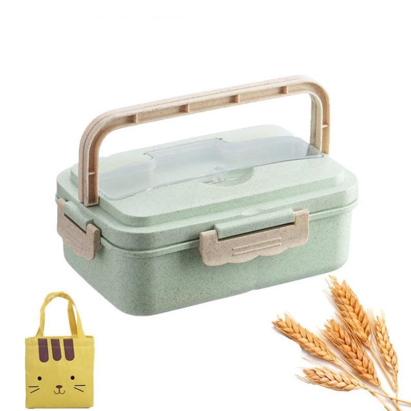 Lunch Box Bento Food Container Compartment Plastic Meal Prep - Image 7
