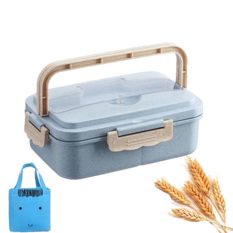 Lunch Box Bento Food Container Compartment Plastic Meal Prep - Image 8