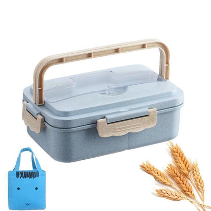 Lunch Box Bento Food Container Compartment Plastic Meal Prep - Image 8