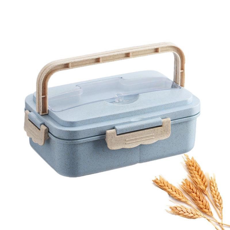 Lunch Box Bento Food Container Compartment Plastic Meal Prep - Image 9