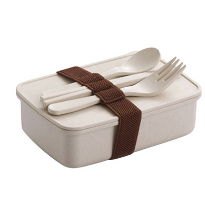 Lunch Box Bento Pastel Color Rectangular Cutlery - Image 7