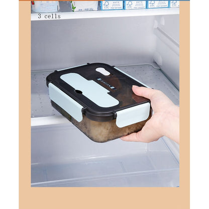 Lunch Box Bento Plastic Compartment Phone Holder - Image 12