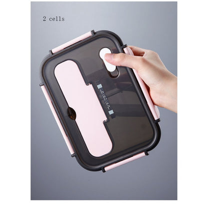 Lunch Box Bento Plastic Compartment Phone Holder - Image 9