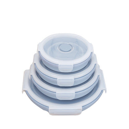 Lunch Box Collapsible Silicone Food Containers with Lids Storage - Image 14