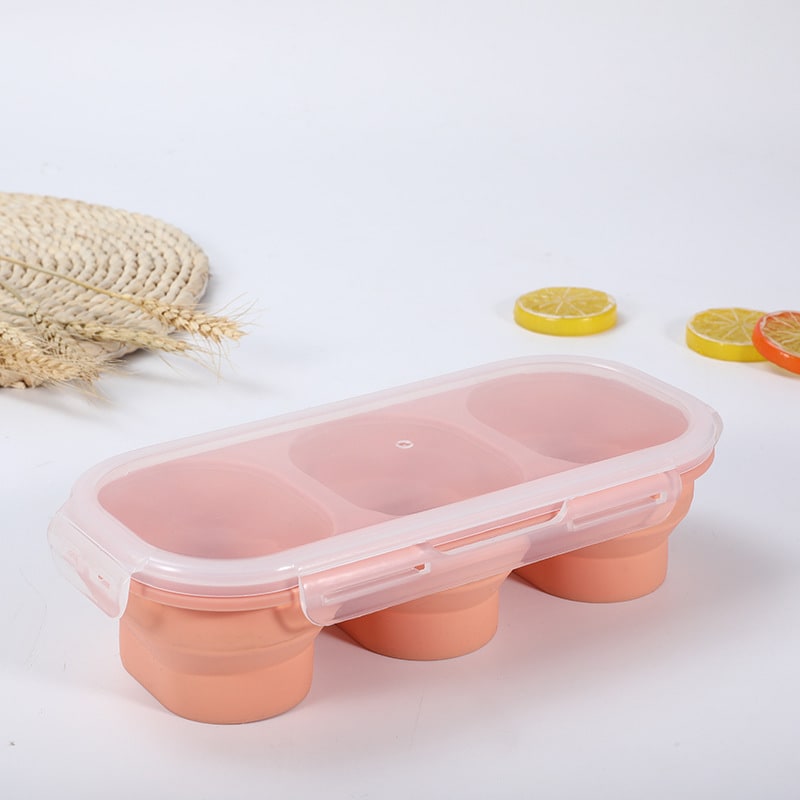 Lunch Box Collapsible Silicone Food Containers with Lids Storage - Image 15