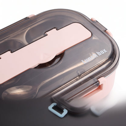 Lunch Box Bento Food Container Stainless Steel Compartment Storage - detail