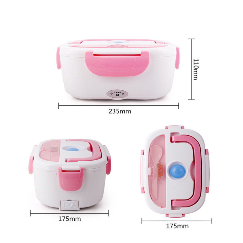Lunch Box Electric Food Warmer Heated Portable Stainless Steel - Image 12