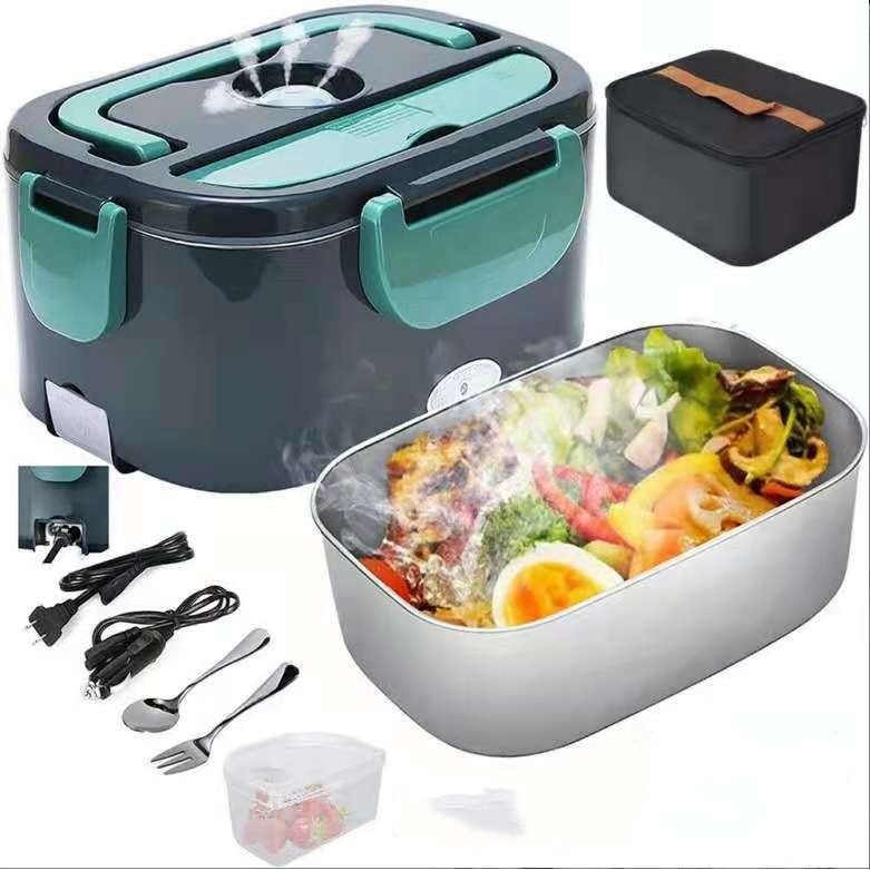Lunch Box Electric Food Warmer Heated Portable Stainless Steel - Image 13