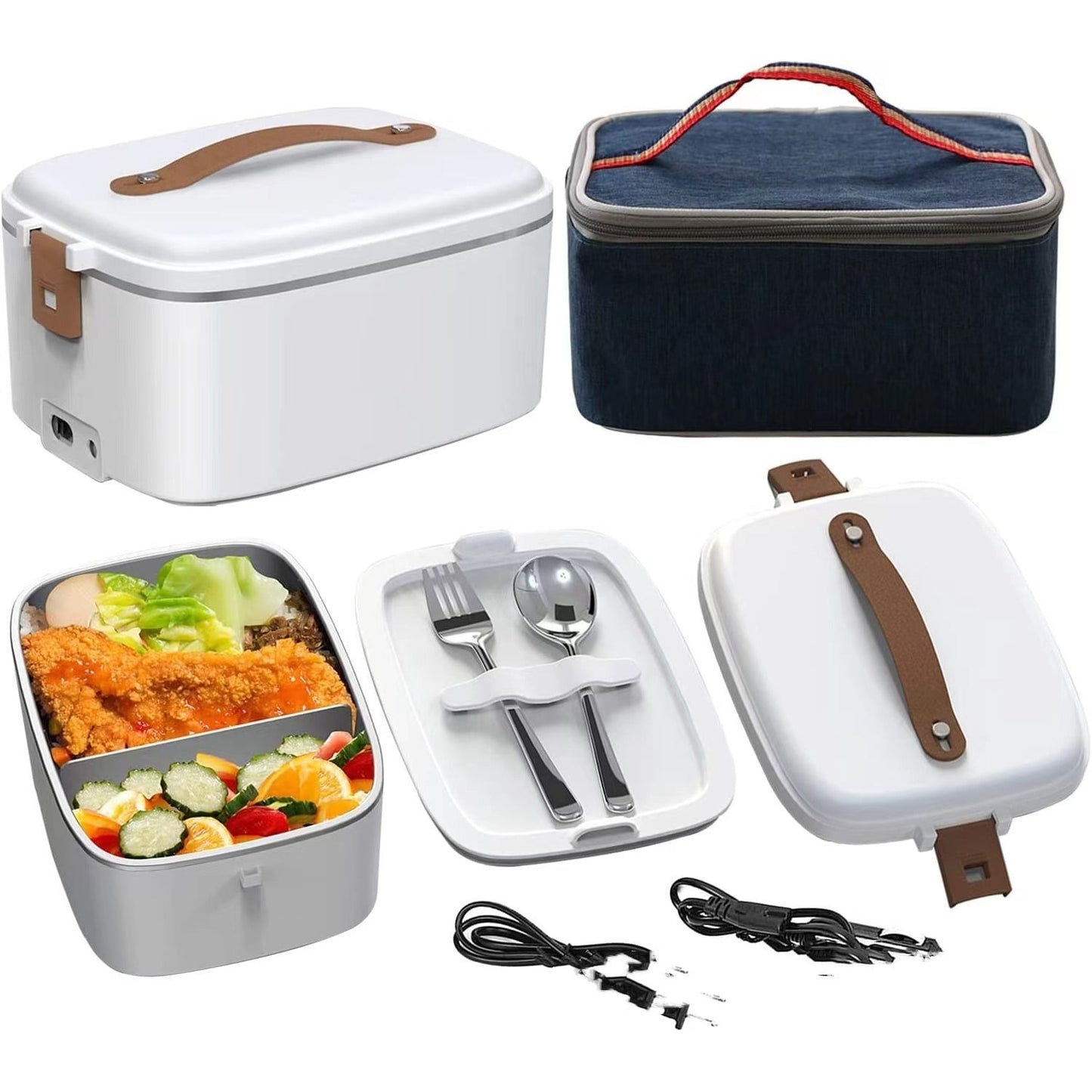 Lunch Box Electric Food Warmer Portable Heated Car Home - Image 5