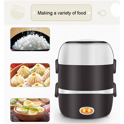 Lunch Box Electric Food Warmer Steamer Portable - Image 5