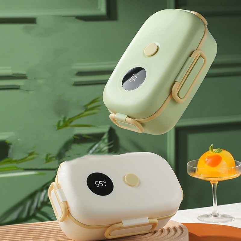 Lunch Box Portable Heated Food Warmer Digital Temperature Display - Image 2