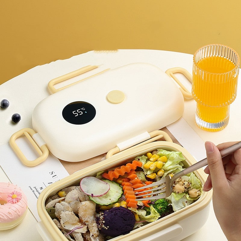 Lunch Box Portable Heated Food Warmer Digital Temperature Display - Image 4