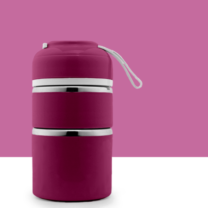 lunch box stainless steel insulated multi-tier food storage container - Image 20
