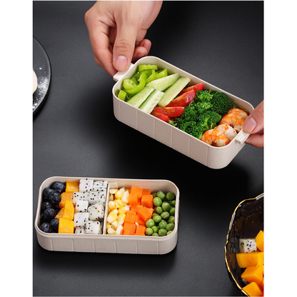 Lunch Box Two-Tier Bento Plastic Food Container - Image 12