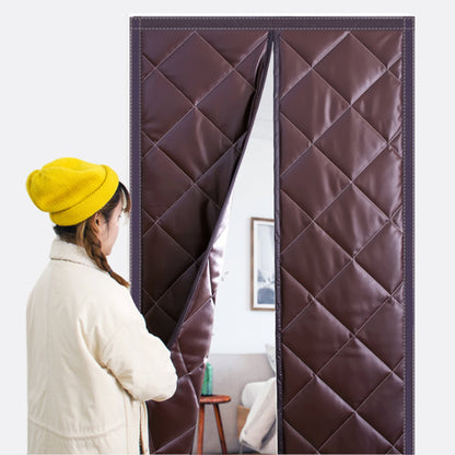 Magnetic Thermal Winter Block Door Insulation Curtain For Maintaining A Cozy Home Environment - Image 2