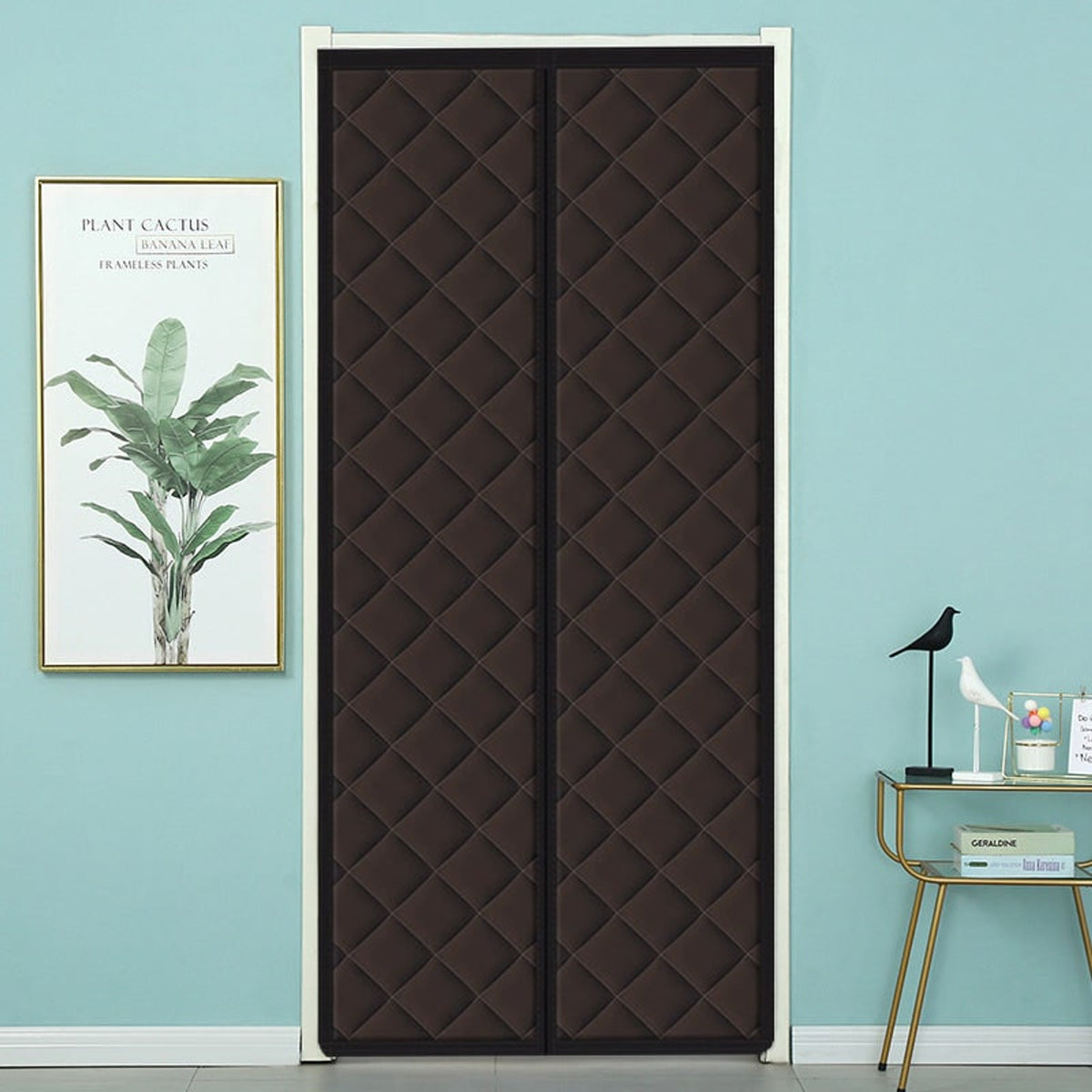 Magnetic Thermal Winter Block Door Insulation Curtain For Maintaining A Cozy Home Environment - Image 5