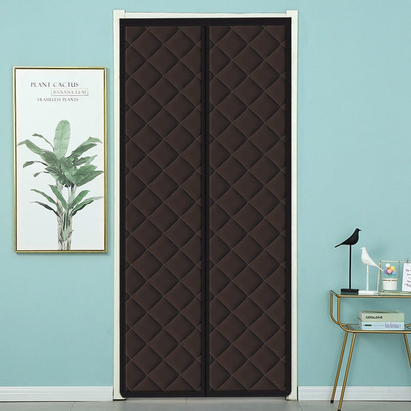 Magnetic Thermal Winter Block Door Insulation Curtain For Maintaining A Cozy Home Environment