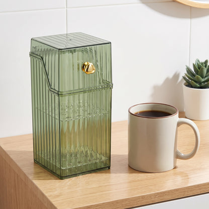 Desk Organiser Cosmetic Organizer Makeup Brush Holder Translucent Box - scale