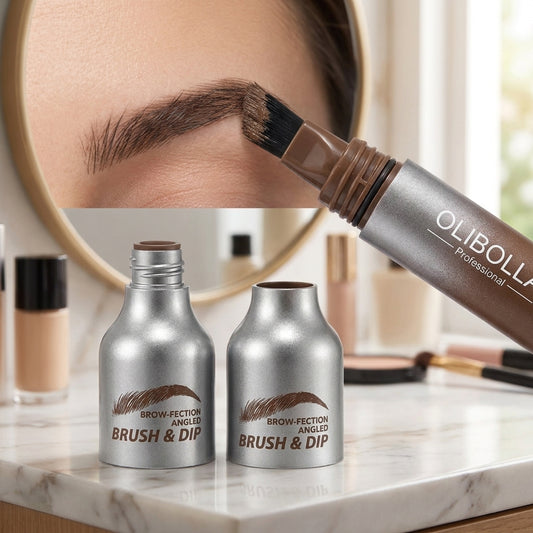 Makeup Kit Eyebrow Makeup Eyebrow Pomade Sculpting Angled Brush - Image 1