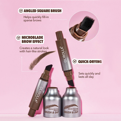 Makeup Kit Eyebrow Makeup Eyebrow Pomade Sculpting Angled Brush - Image 7