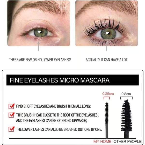 Mascara Volumizing Lengthening Clump Free Brush Rose Gold Butterfly - Image 2