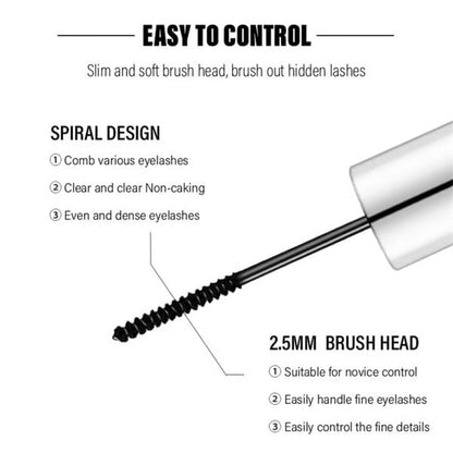 Mascara Volumizing Lengthening Clump Free Brush Rose Gold Butterfly - Image 4