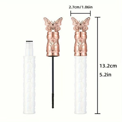 Mascara Volumizing Lengthening Clump Free Brush Rose Gold Butterfly - Image 7