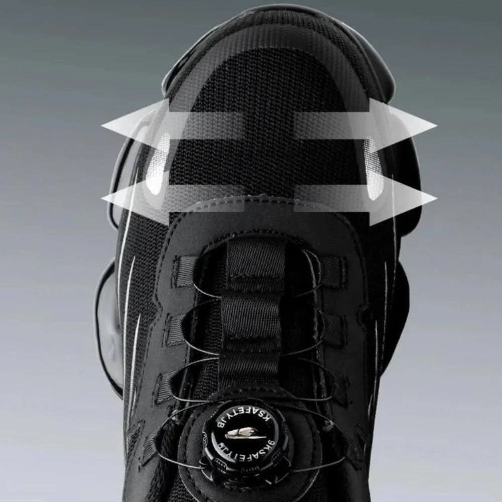 Men's Athletic Safety Work Shoes Toe Dial Closure Non-Slip - Image 2