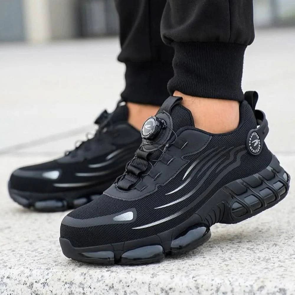 Men's Athletic Safety Work Shoes Toe Dial Closure Non-Slip - Image 3