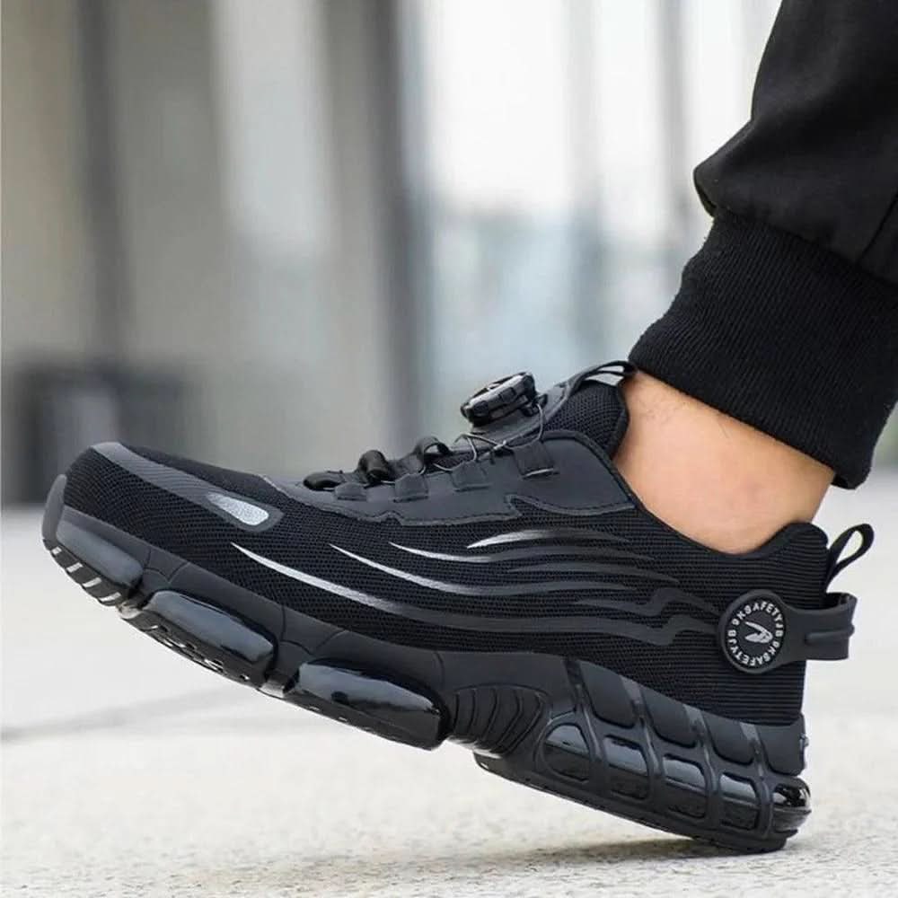 Men's Athletic Safety Work Shoes Toe Dial Closure Non-Slip - Image 4