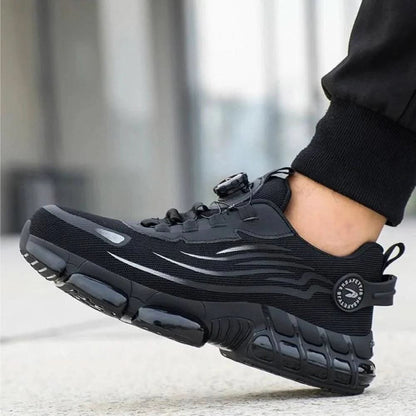Men's Athletic Safety Work Shoes Toe Dial Closure Non-Slip - Image 4