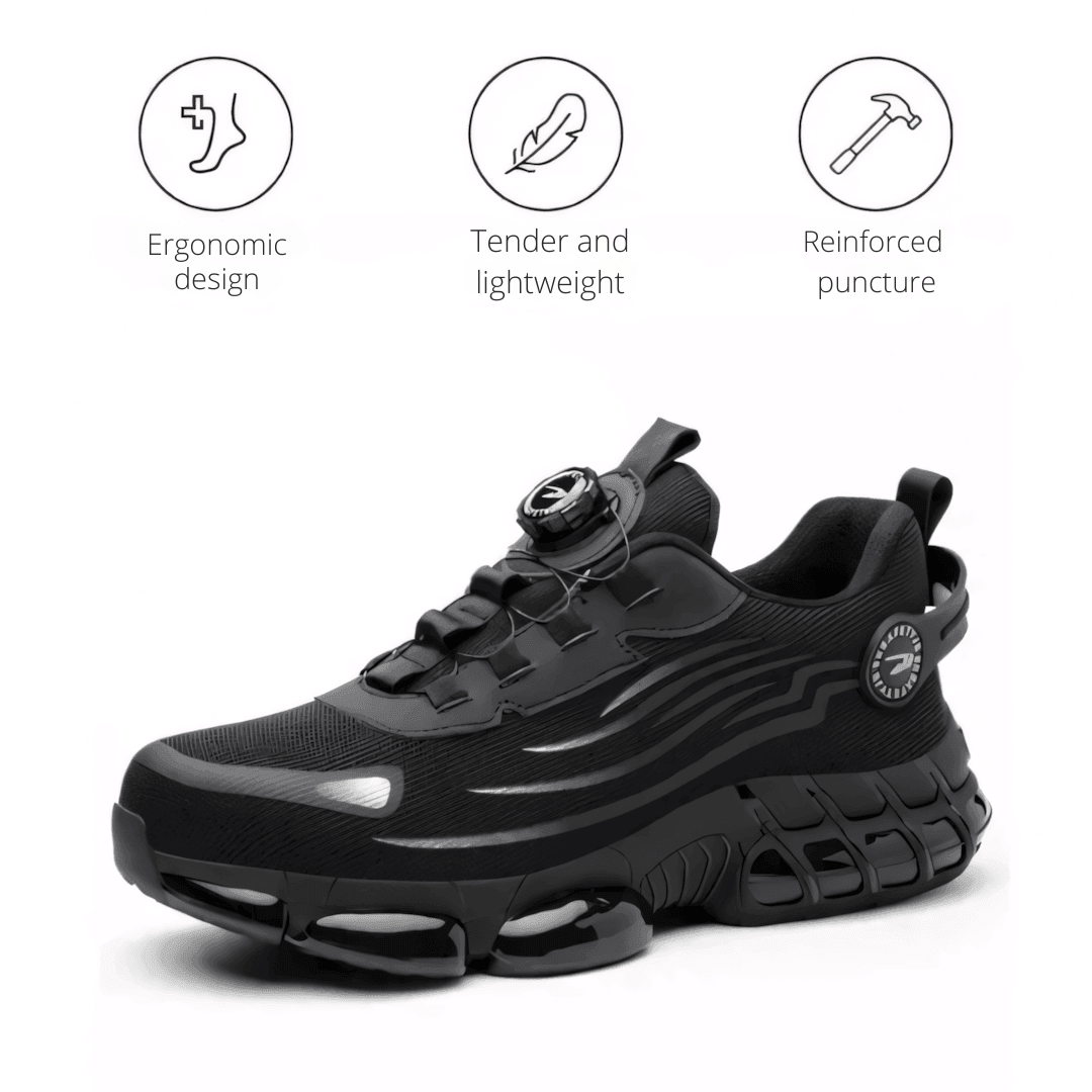 Men's Athletic Safety Work Shoes Toe Dial Closure Non-Slip - Image 6