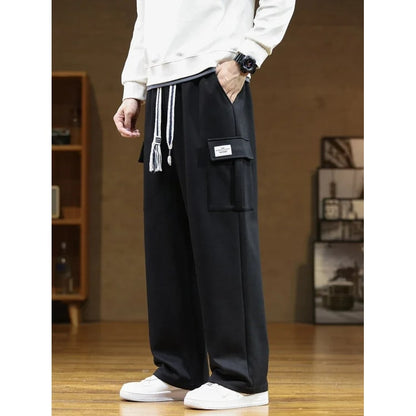 Men's Cargo Sweatpants Loose Fit Wide-Leg | Casual Streetwear Pants - Image 6