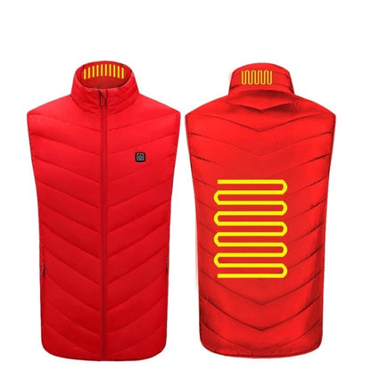 Men's Heated Vest For Men With USB Charging Stand Collar And Built-In Heating Zones - Image 5